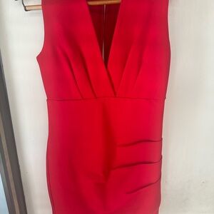 Lulu's Vibrant Red Mini Dress